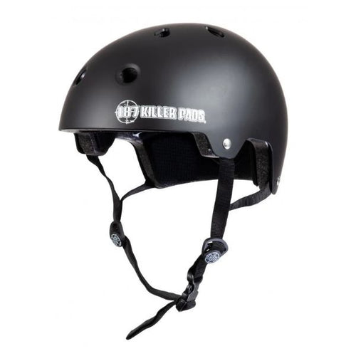 Mattamusta 187 Killer Pads Certified Helmet -skeittikypärä, ammattitason suojaus.