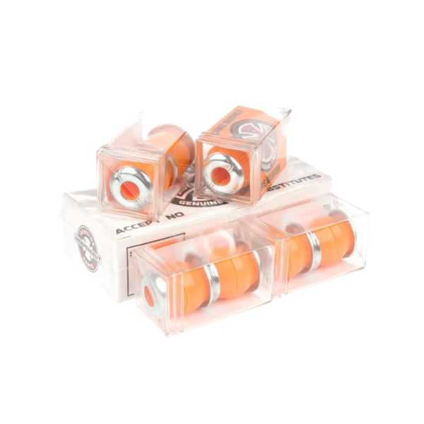 Independent Standard Conical bushings 90A Medium (oranssi) trukkikumisarja, sisältää washerit